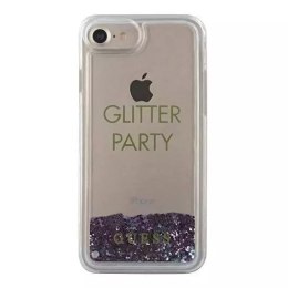 Guess Guess GUHCP7GLUQPU iPhone 6/7/8 /SE 2020 fioletowy/purple hard case Liquid Glitter Party