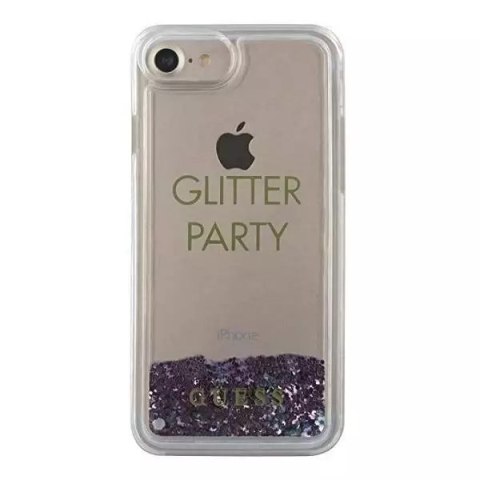 Guess Guess GUHCP7GLUQPU iPhone 6/7/8 /SE 2020 fioletowy/purple hard case Liquid Glitter Party Guess Guess GUHCP7GLUQPU iPhone 6/7/8 /SE 2020 fioletowy/purple hard case Liquid Glitter Party