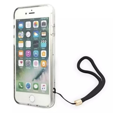 Guess Guess GUOHCI8H4STW iPhone SE 2022 / SE 2020 / 7/ 8 brązowy/brown hardcase 4G Print Strap Guess Guess GUOHCI8H4STW iPhone SE 2022 / SE 2020 / 7/ 8 brązowy/brown hardcase 4G Print Strap