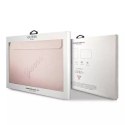 Guess Guess Sleeve GUCS13PUSASPI 13" różowy /pink Saffiano Script