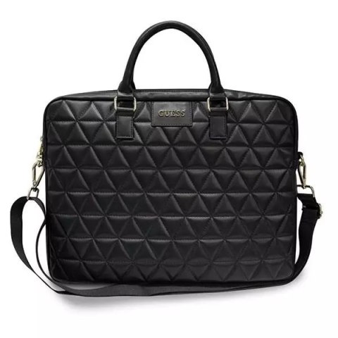 Guess Guess Torba GUCB15QLBK 16" czarna/black Quilted Guess Guess Torba GUCB15QLBK 16" czarna/black Quilted