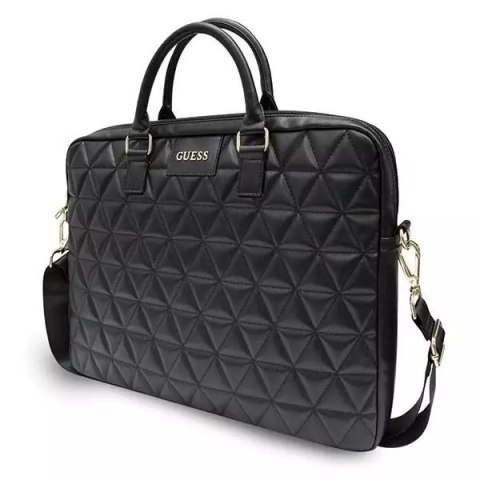 Guess Guess Torba GUCB15QLBK 16" czarna/black Quilted Guess Guess Torba GUCB15QLBK 16" czarna/black Quilted