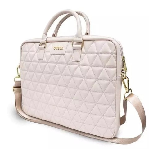 Guess Guess Torba GUCB15QLPK 16" różowa/pink Quilted Guess Guess Torba GUCB15QLPK 16" różowa/pink Quilted