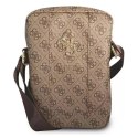 Guess Guess Torba GUTB10G4GFBR 10" brązowa /brown 4G Big Metal Logo