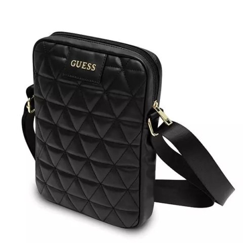 Guess Guess Torba GUTB10QLBK 10" czarna/black Quilted Tablet Bag Guess Guess Torba GUTB10QLBK 10" czarna/black Quilted Tablet Bag