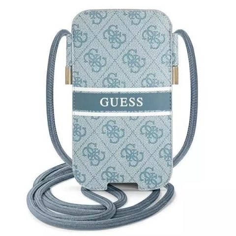 Guess Guess Torebka GUPHL4GDBL 6,7" niebieski/blue hardcase 4G Stripe Guess Guess Torebka GUPHL4GDBL 6,7" niebieski/blue hardcase 4G Stripe