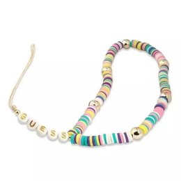 Guess Guess zawieszka GUSTPEAM Phone Strap wielokolorowy Heishi Beads