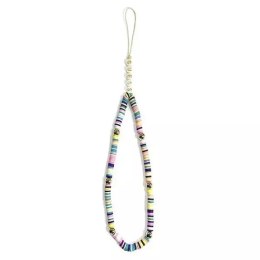 Guess Guess zawieszka GUSTPEAM Phone Strap wielokolorowy Heishi Beads