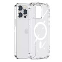 Joyroom Joyroom Magnetic Defender magnetyczne etui do iPhone 14 Plus pancerny pokrowiec z haczykami podstawką przezroczysty (kompatybiln