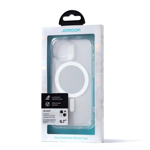 Joyroom Joyroom Magnetic Defender magnetyczne etui do iPhone 14 Plus pancerny pokrowiec z haczykami podstawką przezroczysty (kompatybiln Joyroom Joyroom Magnetic Defender magnetyczne etui do iPhone 14 Plus pancerny pokrowiec z haczykami podstawką przezroczysty (kompatybiln