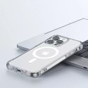 Joyroom Joyroom Magnetic Defender magnetyczne etui do iPhone 14 Plus pancerny pokrowiec z haczykami podstawką przezroczysty (kompatybiln