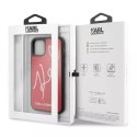 Karl Lagerfeld Karl Lagerfeld KLHCN58DLKSRE iPhone 11 Pro czerwony/red hard case Signature Glitter