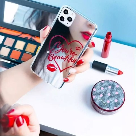 Kingxbar Kingxbar Angel lustrzane etui ozdobione oryginalnymi Kryształami Swarovskiego iPhone 11 Pro Max lusterko przezroczysty Kingxbar Kingxbar Angel lustrzane etui ozdobione oryginalnymi Kryształami Swarovskiego iPhone 11 Pro Max lusterko przezroczysty
