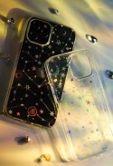 Kingxbar Kingxbar Lucky Series etui ozdobione oryginalnymi Kryształami Swarovskiego iPhone 12 mini przezroczysty (Luck)