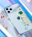 Kingxbar Kingxbar Lucky Series etui ozdobione oryginalnymi Kryształami Swarovskiego iPhone 12 mini przezroczysty (Luck)