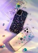 Kingxbar Kingxbar Lucky Series etui ozdobione oryginalnymi Kryształami Swarovskiego iPhone 12 mini przezroczysty (Luck)