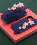 Kingxbar Kingxbar Sweet Series żelowe etui ozdobione oryginalnymi Kryształami Swarovskiego z podstawką iPhone 12 Pro / iPhone 12 niebiesk