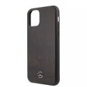 Mercedes Mercedes MEHCN58VWOBR iPhone 11 Pro hard case brązowy/brown Wood Line Rosewood