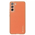 Dux Ducis Dux Ducis Yolo eleganckie etui pokrowiec ze skóry ekologicznej Samsung Galaxy S22+ (S22 Plus) pomarańczowy