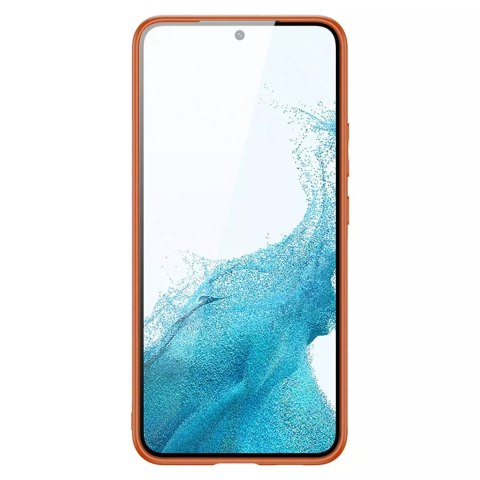 Dux Ducis Dux Ducis Yolo eleganckie etui pokrowiec ze skóry ekologicznej Samsung Galaxy S22+ (S22 Plus) pomarańczowy Dux Ducis Dux Ducis Yolo eleganckie etui pokrowiec ze skóry ekologicznej Samsung Galaxy S22+ (S22 Plus) pomarańczowy