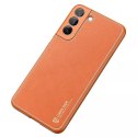 Dux Ducis Dux Ducis Yolo eleganckie etui pokrowiec ze skóry ekologicznej Samsung Galaxy S22+ (S22 Plus) pomarańczowy