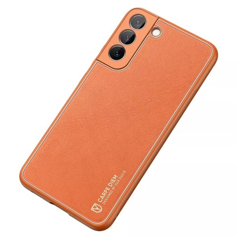 Dux Ducis Dux Ducis Yolo eleganckie etui pokrowiec ze skóry ekologicznej Samsung Galaxy S22+ (S22 Plus) pomarańczowy Dux Ducis Dux Ducis Yolo eleganckie etui pokrowiec ze skóry ekologicznej Samsung Galaxy S22+ (S22 Plus) pomarańczowy