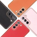 Dux Ducis Dux Ducis Yolo eleganckie etui pokrowiec ze skóry ekologicznej Samsung Galaxy S22+ (S22 Plus) pomarańczowy