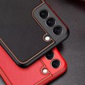Dux Ducis Dux Ducis Yolo eleganckie etui pokrowiec ze skóry ekologicznej Samsung Galaxy S22+ (S22 Plus) pomarańczowy