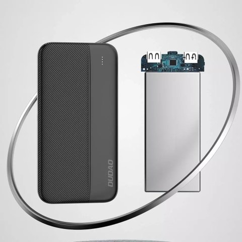Dudao Dudao K4S powerbank 2x USB Typ A 10000mAh 5V/2A biały Dudao Dudao K4S powerbank 2x USB Typ A 10000mAh 5V/2A biały