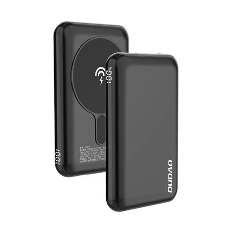 Dudao Dudao TGK1 powerbank z ładowarką bezprzewodową 15W 10000mAh czarny (TGK1-czarny) Dudao Dudao TGK1 powerbank z ładowarką bezprzewodową 15W 10000mAh czarny (TGK1-czarny)