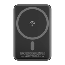 Dudao Dudao bezprzewodowy powerbank MagSafe 5000mAh czarny (K14S)