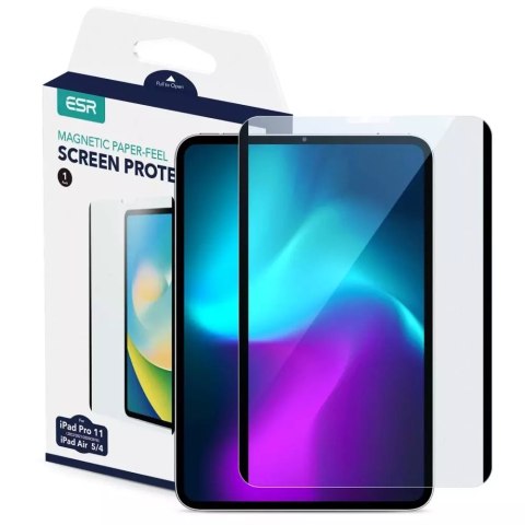 ESR Folia ochronna ESR Paper Feel Magnetyczna do Apple iPad Air 4 / 5 / Pro 11 Matte Clear ESR Folia ochronna ESR Paper Feel Magnetyczna do Apple iPad Air 4 / 5 / Pro 11 Matte Clear
