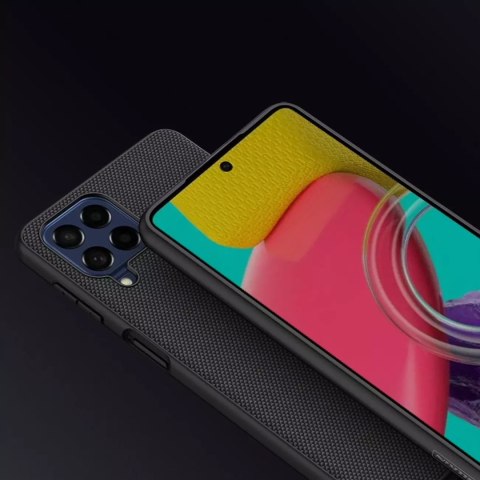 Nillkin Nillkin Textured Case wytrzymałe wzmocnione etui z żelową ramką i nylonem na tyle Samsung Galaxy M53 5G czarny Nillkin Nillkin Textured Case wytrzymałe wzmocnione etui z żelową ramką i nylonem na tyle Samsung Galaxy M53 5G czarny