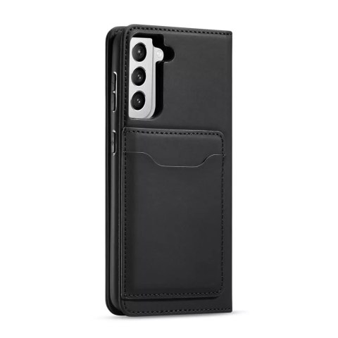 ProducentTymczasowy Magnet Card Case etui do Samsung Galaxy S22+ (S22 Plus) pokrowiec portfel na karty kartę podstawka czarny ProducentTymczasowy Magnet Card Case etui do Samsung Galaxy S22+ (S22 Plus) pokrowiec portfel na karty kartę podstawka czarny