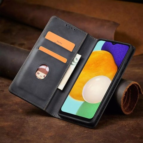 Samsung Magnet Fancy Case etui do Samsung Galaxy A13 5G pokrowiec portfel na karty kartę podstawka czarny Samsung Magnet Fancy Case etui do Samsung Galaxy A13 5G pokrowiec portfel na karty kartę podstawka czarny