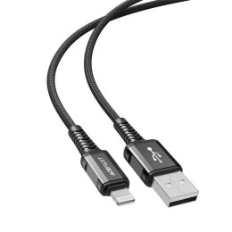 Acefast Acefast kabel MFI USB - Lightning 1,2m, 2,4A czarny (C1-02 black)
