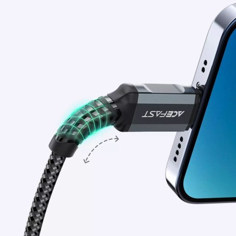 Acefast Acefast kabel MFI USB - Lightning 1,2m, 2,4A czarny (C1-02 black) Acefast Acefast kabel MFI USB - Lightning 1,2m, 2,4A czarny (C1-02 black)