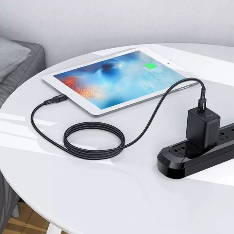 Acefast Acefast kabel MFI USB Typ C - Lightning 1,8m, 30W, 3A czarny (C4-01 C Black) Acefast Acefast kabel MFI USB Typ C - Lightning 1,8m, 30W, 3A czarny (C4-01 C Black)