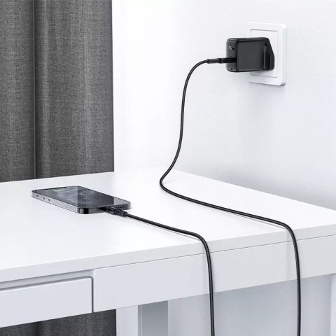 Acefast Acefast kabel MFI USB Typ C - Lightning 1,8m, 30W, 3A czarny (C4-01 C Black) Acefast Acefast kabel MFI USB Typ C - Lightning 1,8m, 30W, 3A czarny (C4-01 C Black)