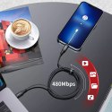 Acefast Acefast kabel MFI USB Typ C - Lightning 1,8m, 30W, 3A czarny (C4-01 C Black)