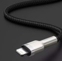 Baseus Baseus Cafule Metal Data kabel USB - Lightning 2,4 A 2 m biały (CALJK-B02)