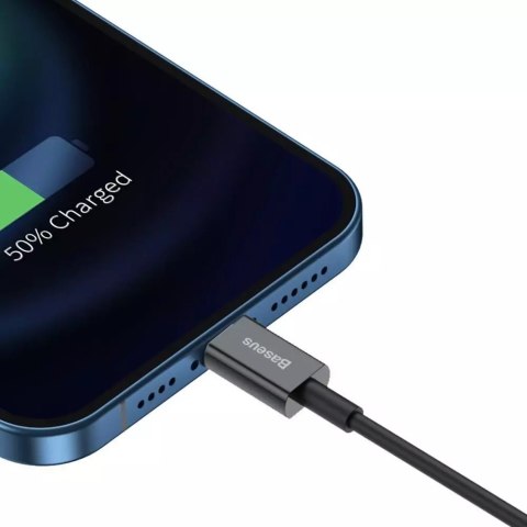 Baseus Baseus Superior kabel USB - Lightning 2,4 A 1 m czarny (CALYS-A01) Baseus Baseus Superior kabel USB - Lightning 2,4 A 1 m czarny (CALYS-A01)
