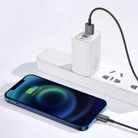 Baseus Baseus Superior kabel USB - Lightning 2,4 A 1 m czarny (CALYS-A01) Baseus Baseus Superior kabel USB - Lightning 2,4 A 1 m czarny (CALYS-A01)