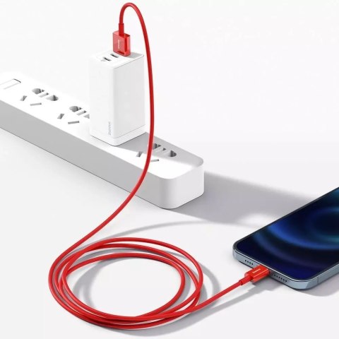 Baseus Baseus Superior kabel USB - Lightning 2,4 A 1 m czerwony (CALYS-A09) Baseus Baseus Superior kabel USB - Lightning 2,4 A 1 m czerwony (CALYS-A09)