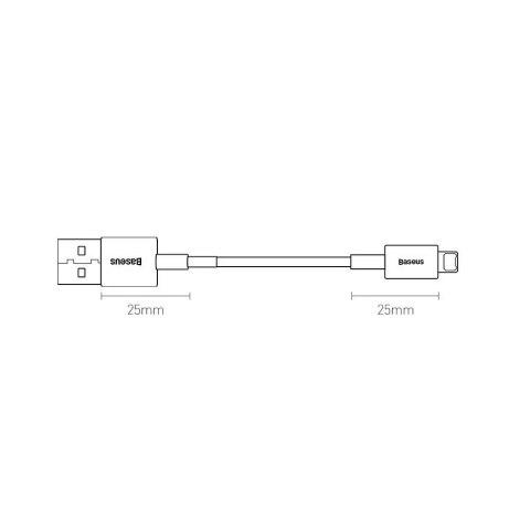 Baseus Baseus Superior kabel USB - Lightning 2,4 A 1 m czerwony (CALYS-A09) Baseus Baseus Superior kabel USB - Lightning 2,4 A 1 m czerwony (CALYS-A09)