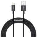 Baseus Baseus Superior kabel USB - Lightning 2,4 A 2 m czarny (CALYS-C01)