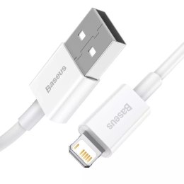 Baseus Baseus Superior kabel USB - Lightning 2,4A 0,25 m Biały (CALYS-02)
