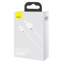 Baseus Baseus Superior kabel USB - Lightning 2,4A 1,5 m Biały (CALYS-B02)