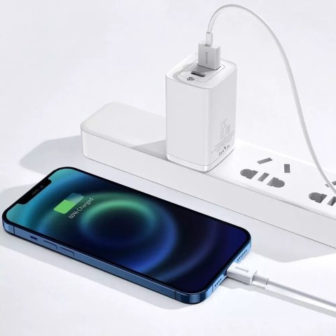 Baseus Baseus Superior kabel USB - Lightning 2,4A 1,5 m Biały (CALYS-B02) Baseus Baseus Superior kabel USB - Lightning 2,4A 1,5 m Biały (CALYS-B02)