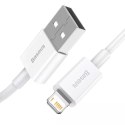 Baseus Baseus Superior kabel USB - Lightning 2,4A 1 m Biały (CALYS-A02)